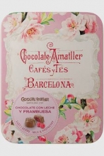 FLORES DE FRAMBUESA CHOCOLATE